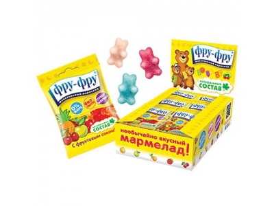 Фру-Фру мармелад жевательный Футбольный микс 100 г
