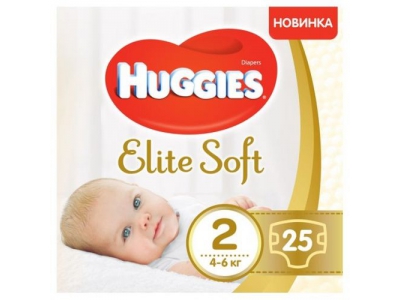 Huggies Elte Soft Подгузники 2 (4-6 кг) №25