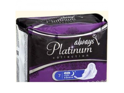 Прокладки always Platinum ultra ночные №6