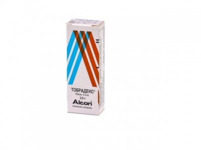 ТОБРАДЕКС* мазь глазная 0,3% 3,5 мл
