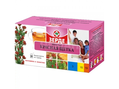 Красная щетка фито-чай 1г №20