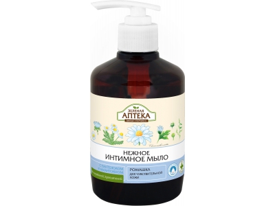 Зеленая аптека нежное интимное мыло в ассортименте 370мл