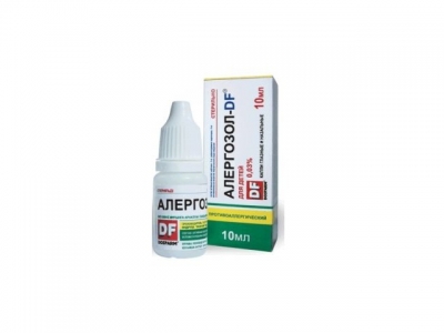 Алергозол-DF 0,03% 10 мл капли