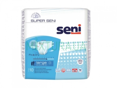 Подгузники д/взр. Super Seni large (100-150 см) № 10