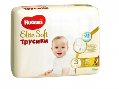 Трусики Huggies Elte Soft 3  (6-11 кг) №25