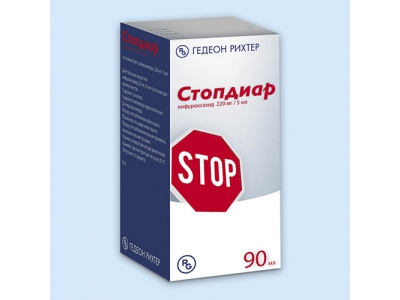 Стопдиар® Суспензия 220 мг/5 мл 90 мл