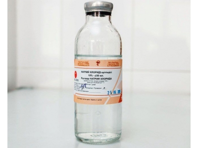 Натрия хлорид 10% 400 мл стер