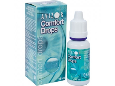 Авизор комфорт дропс капли для линз 15 мл