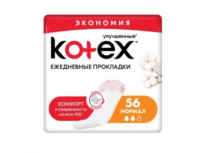 Прокладки Kotex  ежедню нормал  №56