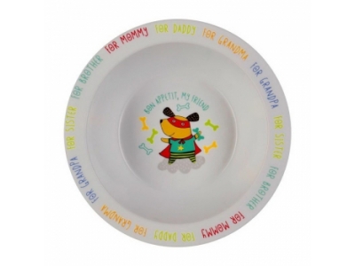 Happy Baby глубокая тарелка с антискользящим дном