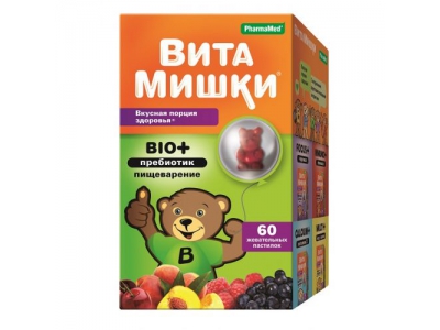 ВитаМишки Bio+ №60 жевательные пастилки