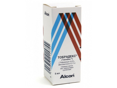 ТОБРАДЕКС* капли глазные 5 мл