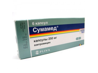 Сумамед® капсулы 250 мг №6