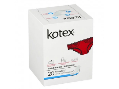 Прокладки ежедневные Kotex Нормал №20