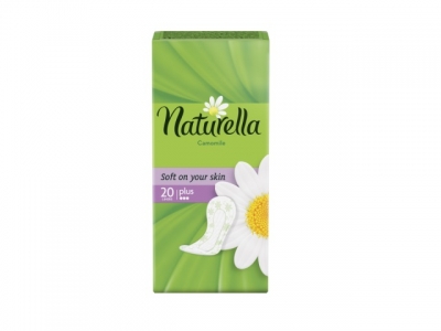Ежедневные прокладки с ромашкой 20 шт, Naturella Camomile Plus