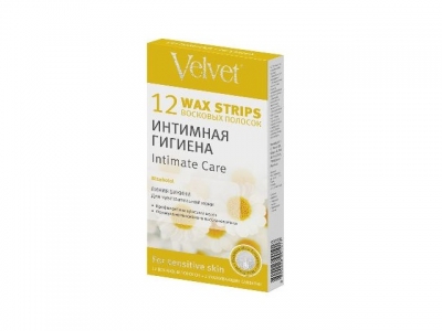 Восковые полоски Veльвet д/деликатных зон 
