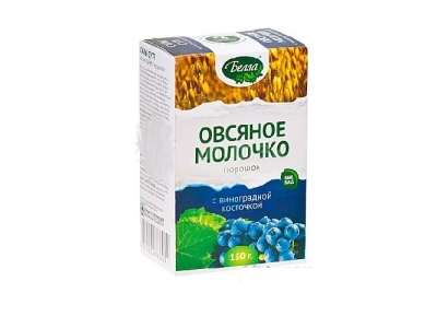 Овсяное молочко с виноградной косточкой150 гр, Белла