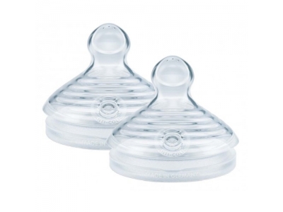 NUK соска for nature 6-18 мес силикон отверстие №2