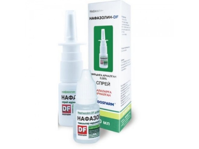 Нафазолин-DF спрей назальный0.05% 10 мл