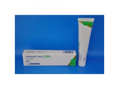 Кетонал®  гель 2,5% 50 г