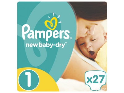 Подгузники Pampers New baby-dry™ 1 (2-5 кг)  №27