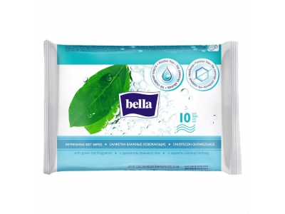 Салфетки влажные bella  освежающие №10 