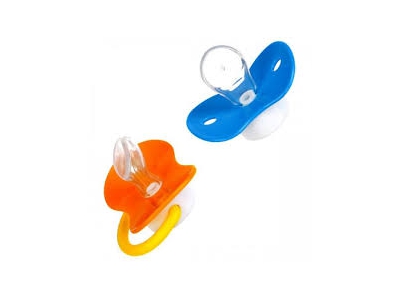 Пустышка Бусинка силиконовая с прикусом 0-3 мес