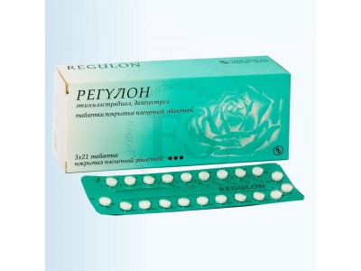 Регулон® таблетки 0,03 мг/0,15 мг №63