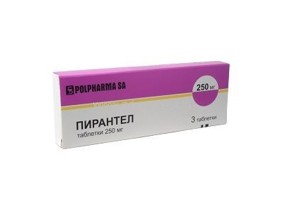 Пирантел таблетки 250 мг №3