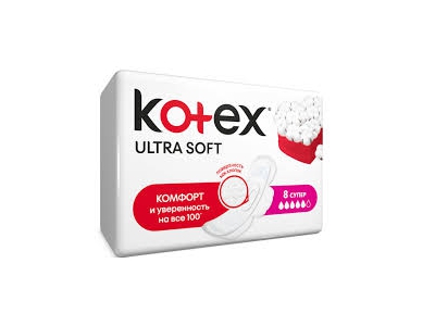 Прокладки Kotex Ultra Soft супер №8