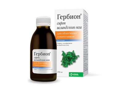 Гербион Исландский мох 150 мл сироп