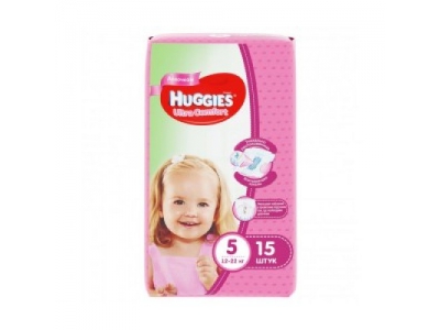 подгузники для девочек 5 Huggies Ultra Comfort  (12-22 кг) №15