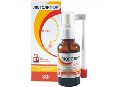 Люголит 1% 30 мл спрей