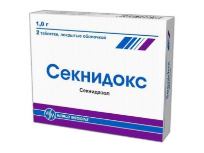 Секнидокс таблетки 1,0 №2