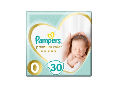 Подгузники Pampers Premium Care 0 (до 3 кг) №30