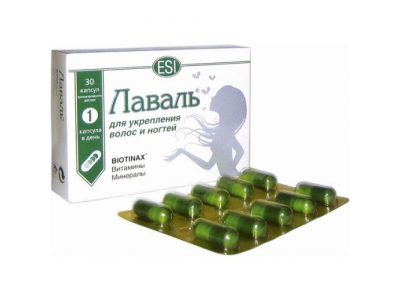 Лаваль для укрепления волос и ногтей №30