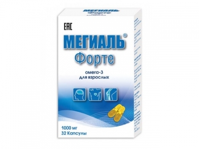 Мегиаль Форте капс 1000 мг №32