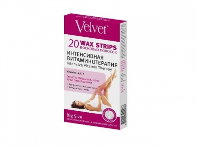 Восковые полоски Veльвet 