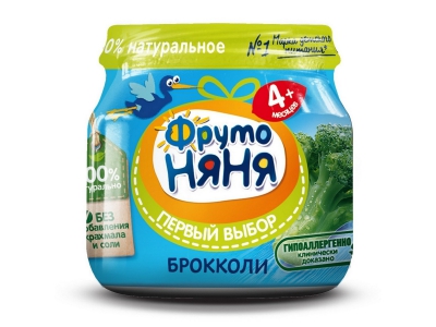 Пюре Фрутоняня Броколи 80 г