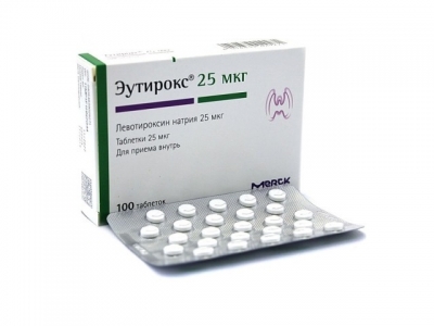 Эутирокс® таблетки 25мкг №100