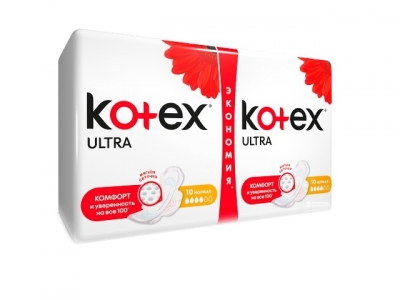 Котекс  прокладки гигиен Ультра Драй Normal Duo 20*16