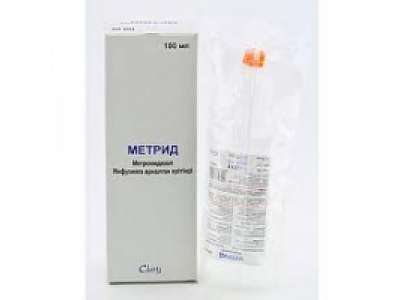 Метрид раствор для инфузий 0.5% 100 мл