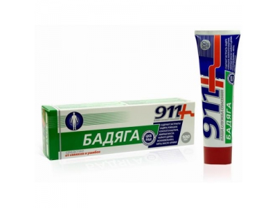 911 Бадяга 100мл гель для тела