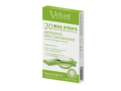 Восковые полоски Veльвet д/чувствительный кожи 