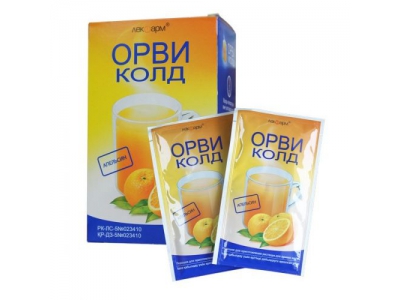 ОРВИколд порошок со вкусом Апельсина  №10