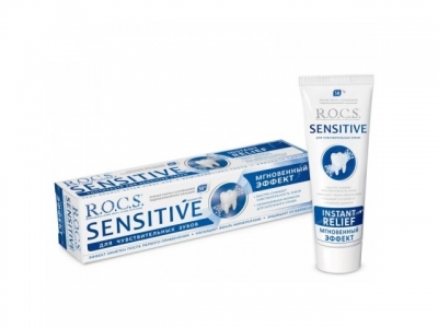 Зубная паста  Мгновенный эффект  R.O.C.S