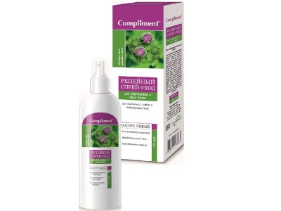 Спрей-уход Репейный Compliment для укрепления волос 200 мл