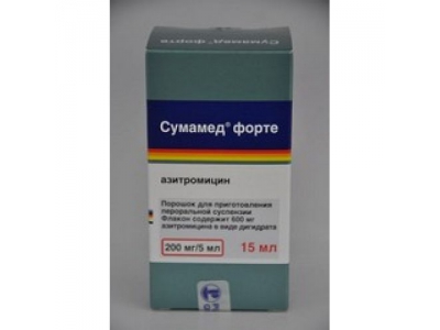 Сумамед® форте 200/5мл 15 мл