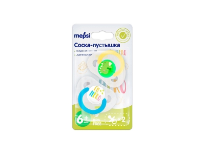 Соска - пустышка  Mepsi латексная №2