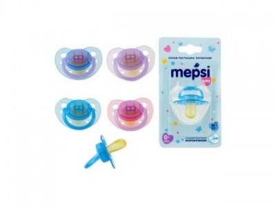Соска - пустышка  Mepsi латексная анатомическая 0+